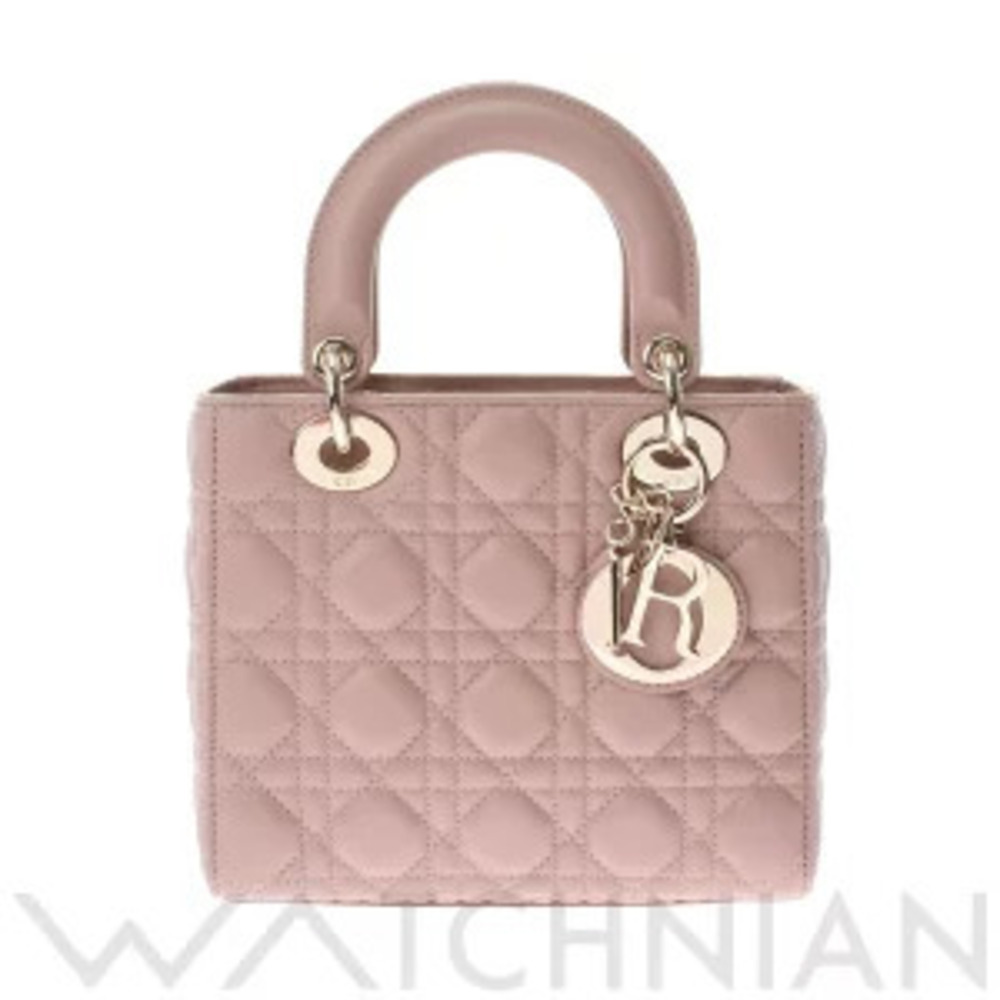 Dior LADY Pink Lambskin Handbag